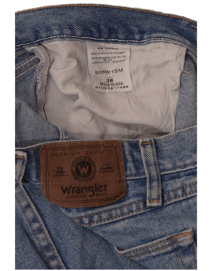 Męskie spodenki jeansowe WRANGLER W38 XL, niebieskie, bawełniane