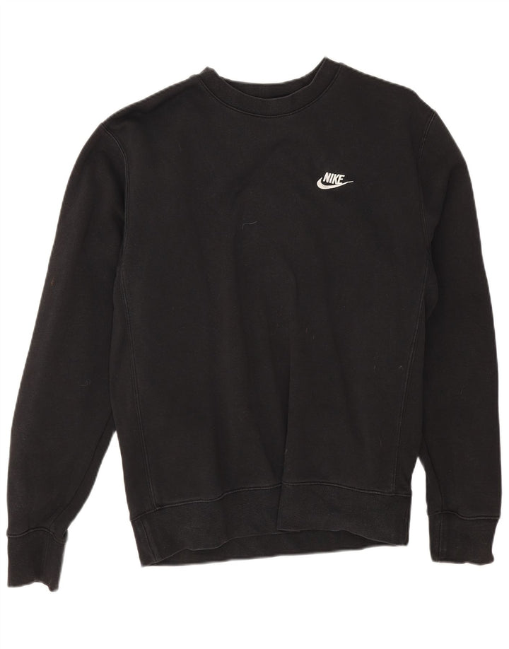 Męska bluza dresowa Nike o luźnym kroju, mała, czarna, bawełniana