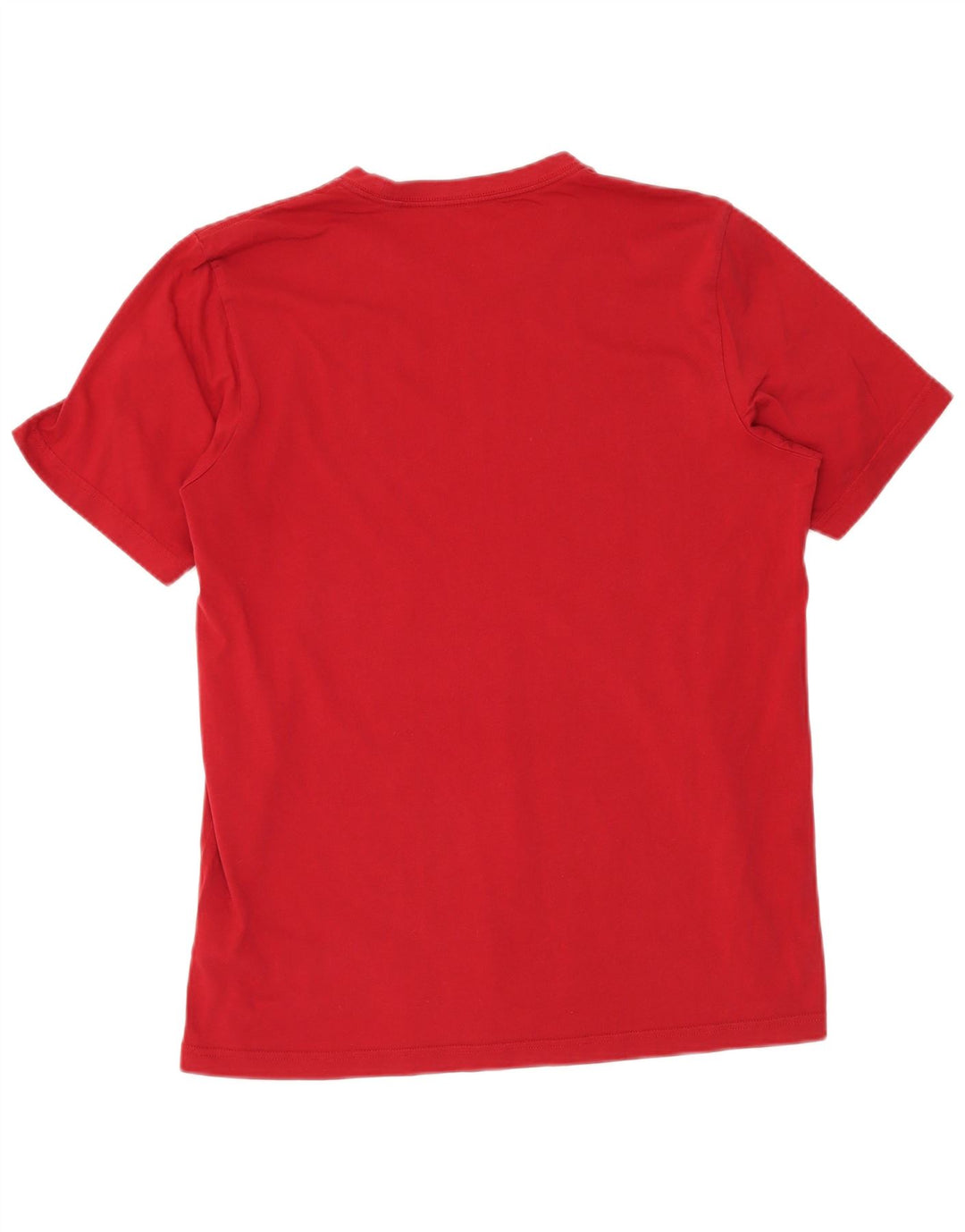Męski T-shirt z grafiką ADIDAS, duży, czerwony, bawełniany