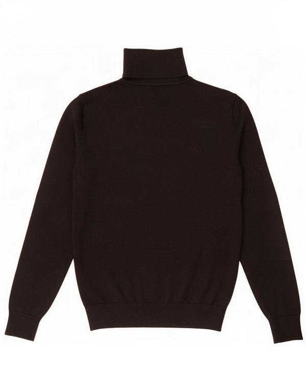 Marks & Spencer Damski sweter z golfem UK 6 XS, czarny, bawełniany