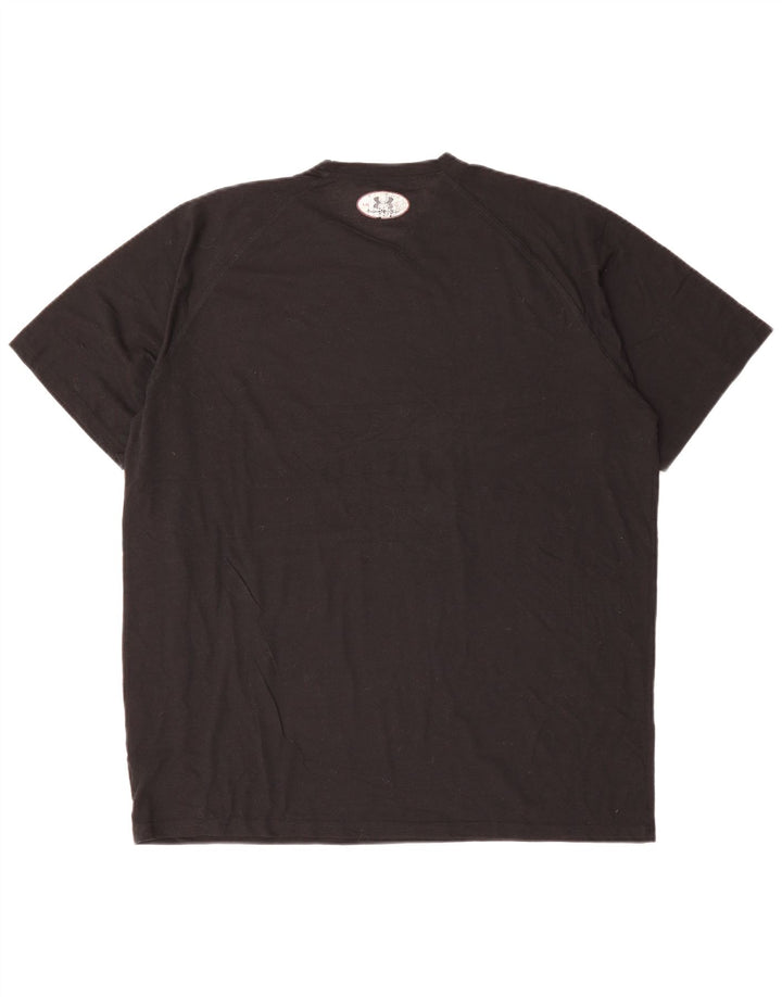 Męski T-shirt UNDER ARMOUR Heat Gear, duży, czarny, poliestrowy