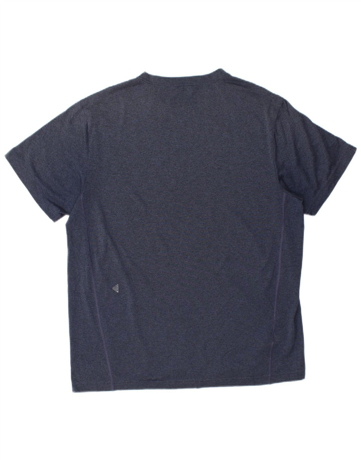 T-shirt męski Eddie Bauer, średni granatowy poliester