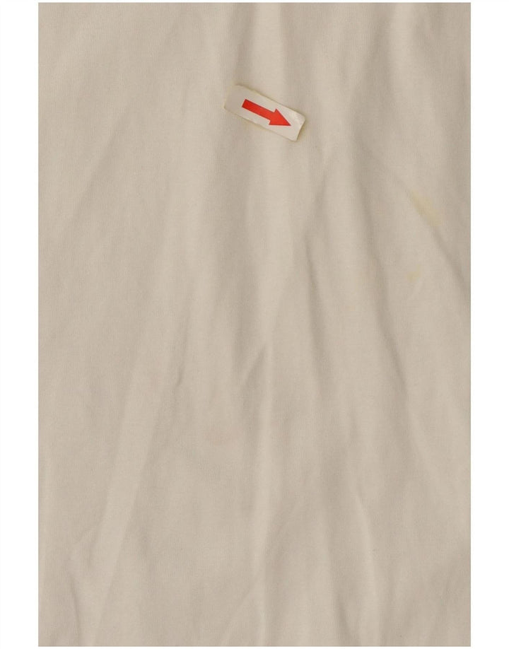 Damska koszulka oversize Massimo Dutti Top UK 10 Small White Cotton