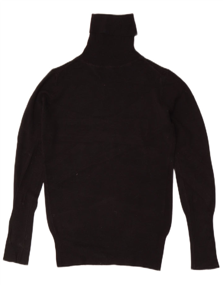 Sweter damski Zara z golfem UK 10, mały, czarny