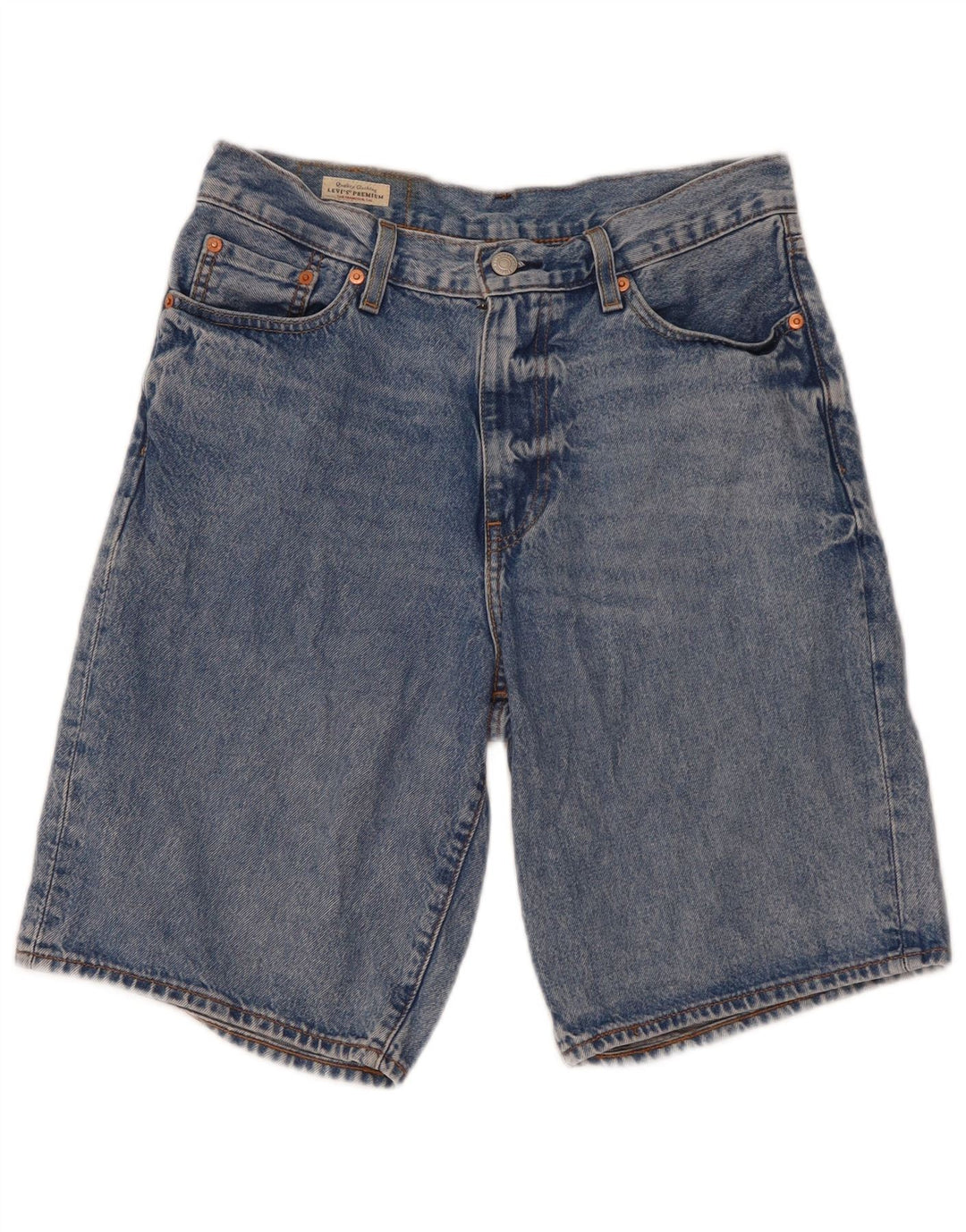 Męskie spodenki jeansowe Levi's W30 Średnioniebieskie, bawełniane