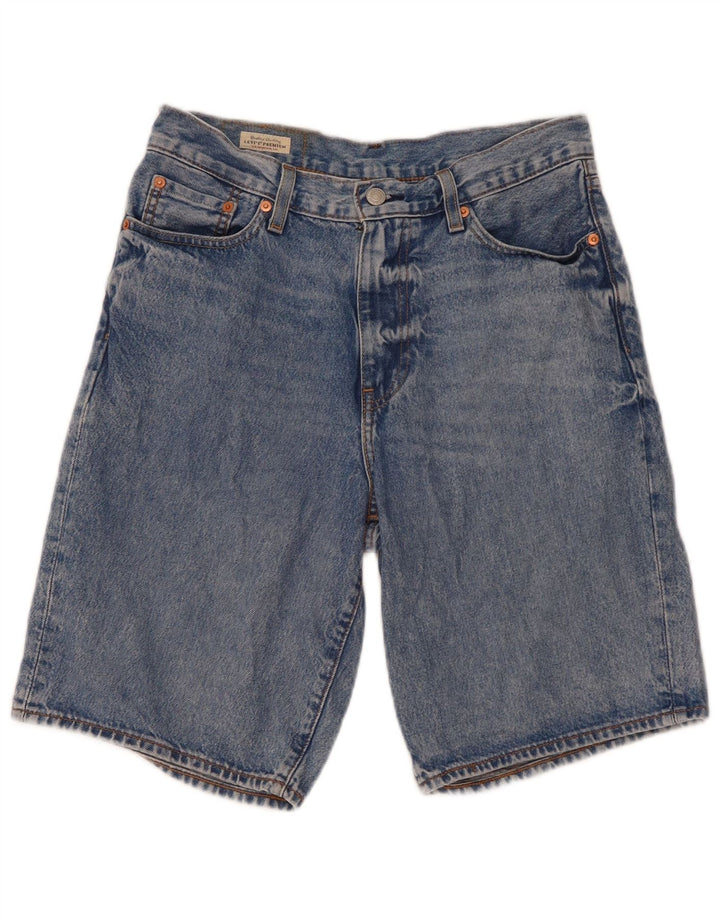 Męskie spodenki jeansowe Levi's W30 Średnioniebieskie, bawełniane