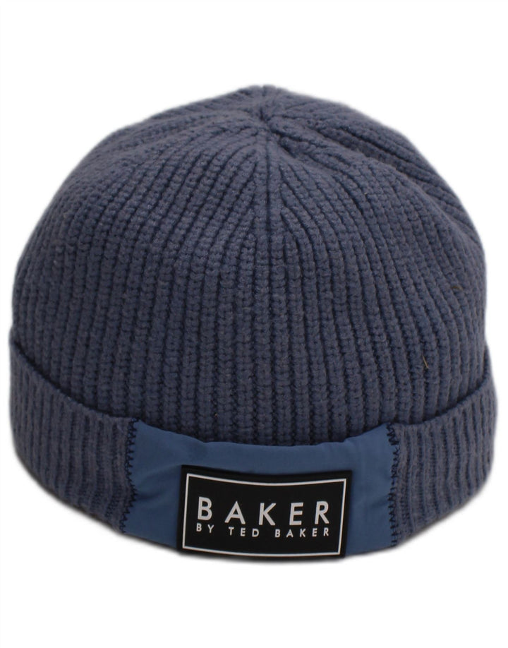Czapka chłopięca Ted Baker Knit Beanie 9-10 lat, niebieska wiskoza