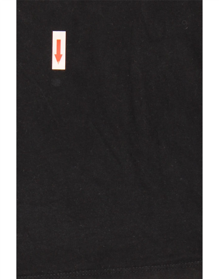 Męski T-shirt Superdry, duży, czarny, bawełniany