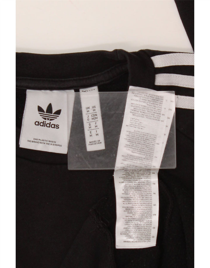 Męska bluza ADIDAS Sweter, średnia czarna, bawełniana