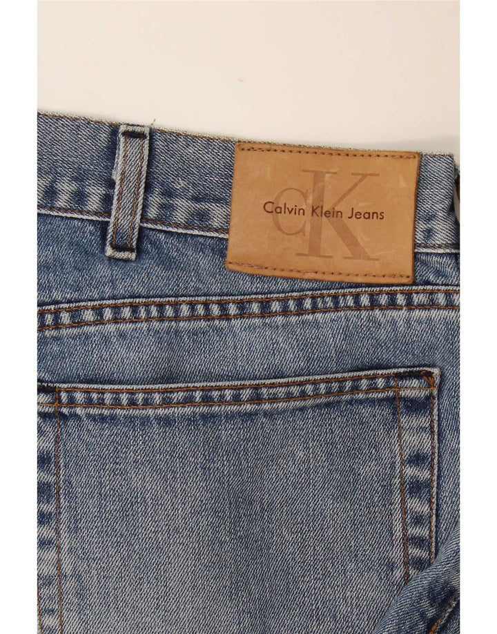 Damskie jeansy Calvin Klein Straight W36 L28 Niebieskie
