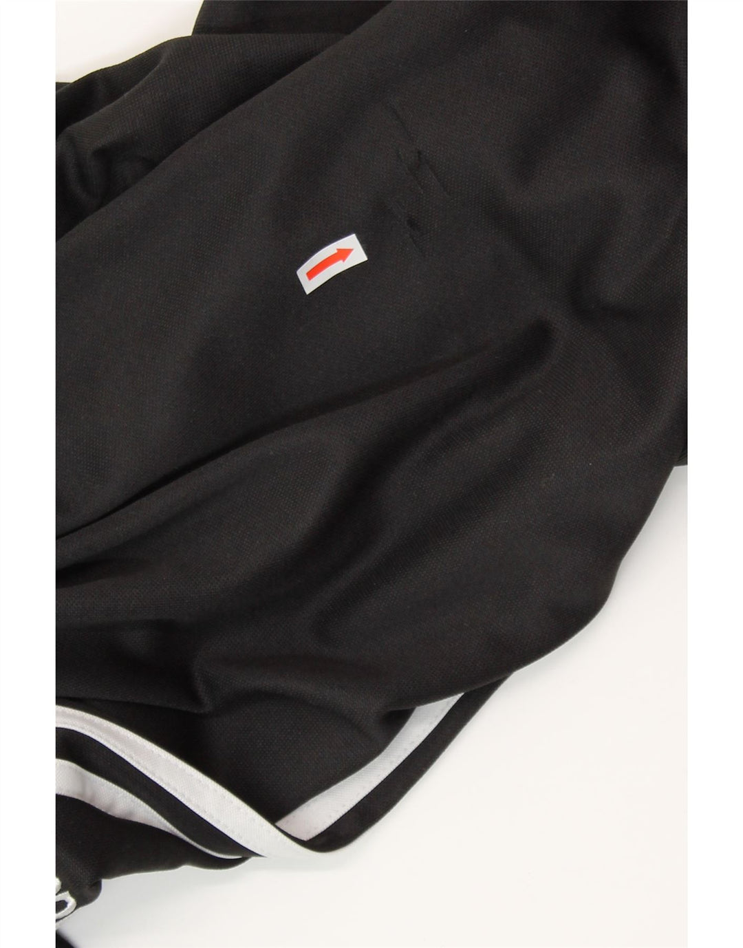 Męskie spodnie dresowe ADIDAS Climacool XL, czarny poliester z blokami kolorów