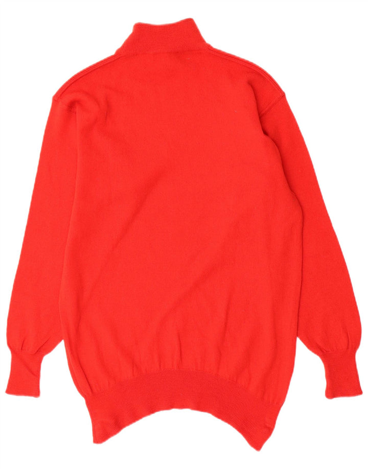 AVON CELLI Damski sweter z golfem EU 40, średnia czerwona wełna