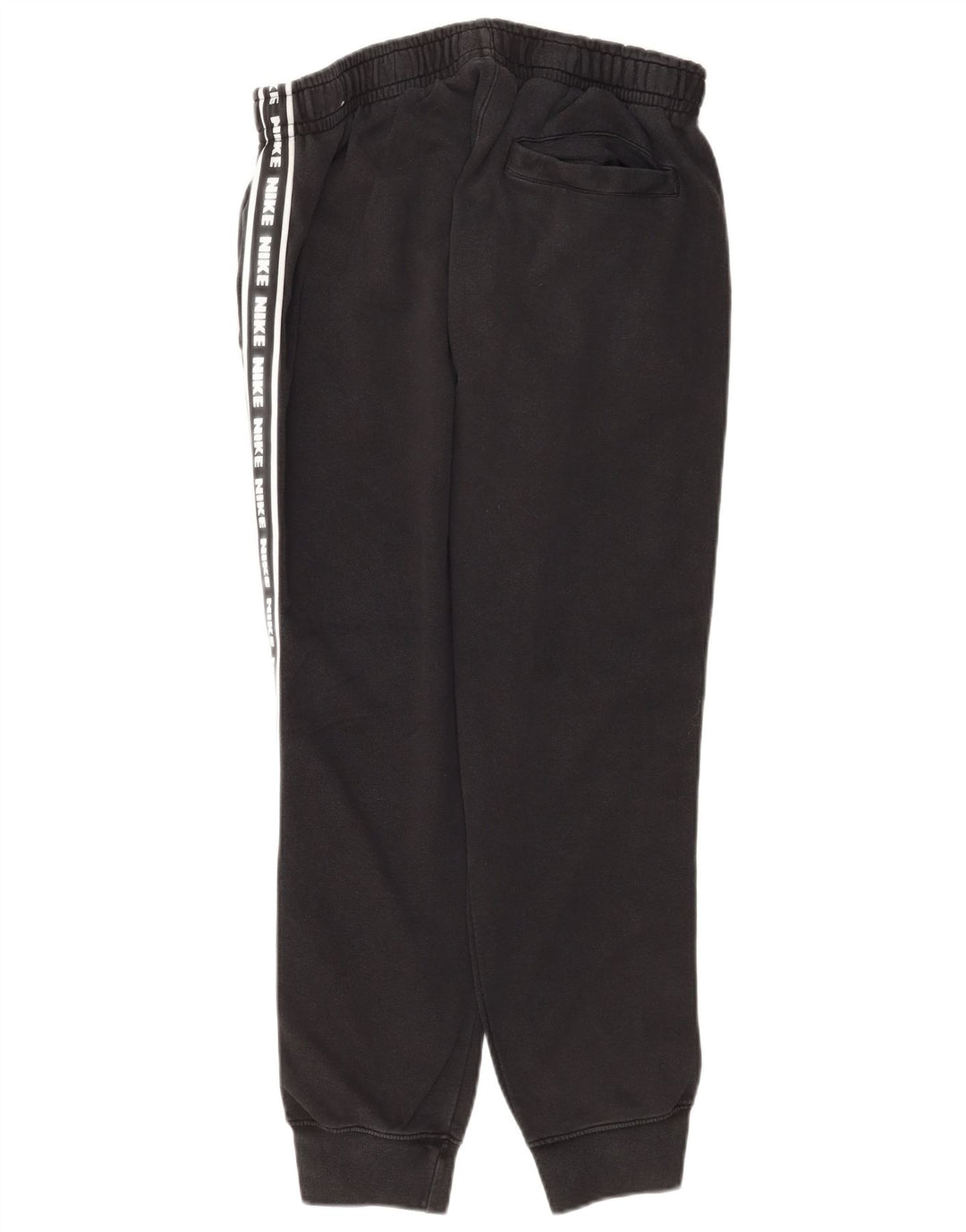 Męskie spodnie dresowe Nike Graphic Joggers, średnia czarna bawełna