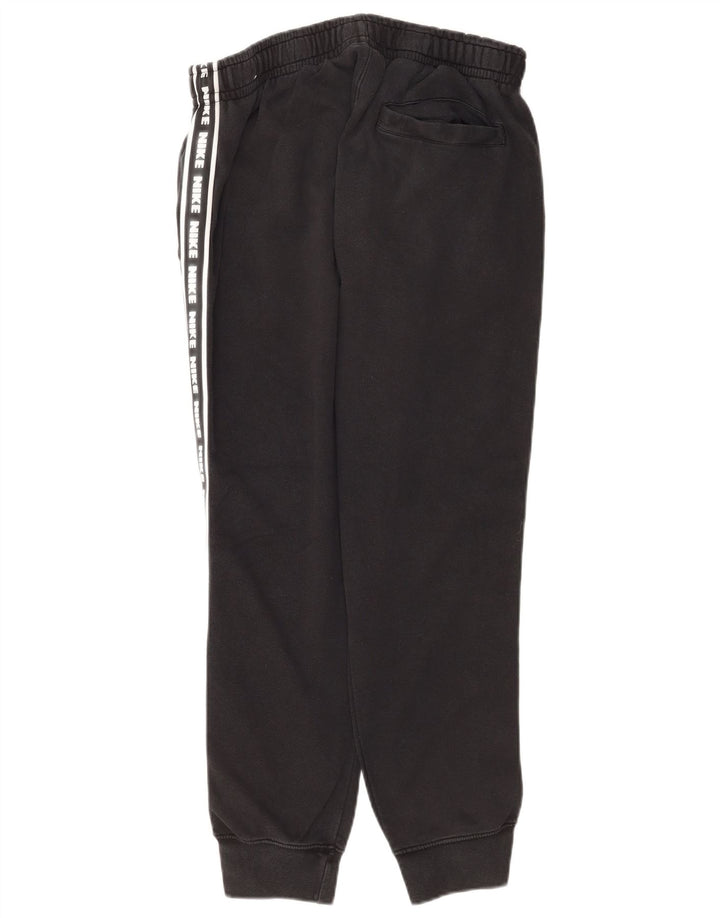 Męskie spodnie dresowe Nike Graphic Joggers, średnia czarna bawełna