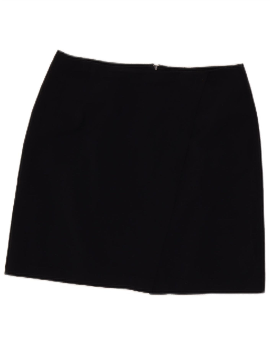 Spódnica mini damska Benetton IT 44 Medium W28 Granatowa wełna dziewicza