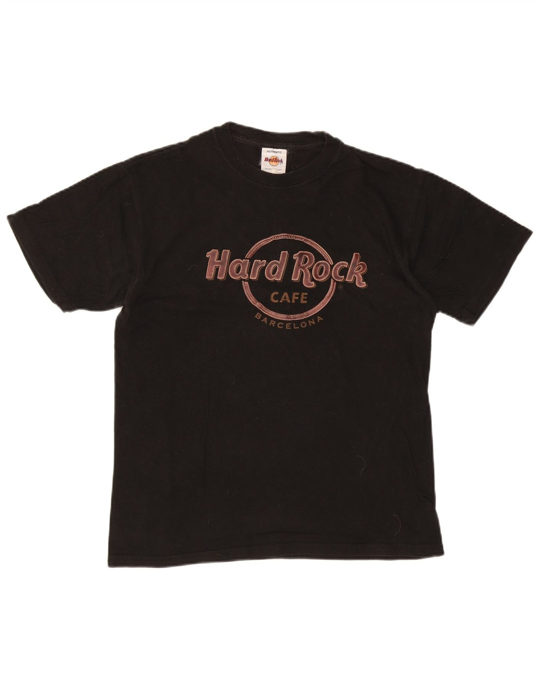 Męski T-shirt z grafiką HARD ROCK CAFE, średni czarny