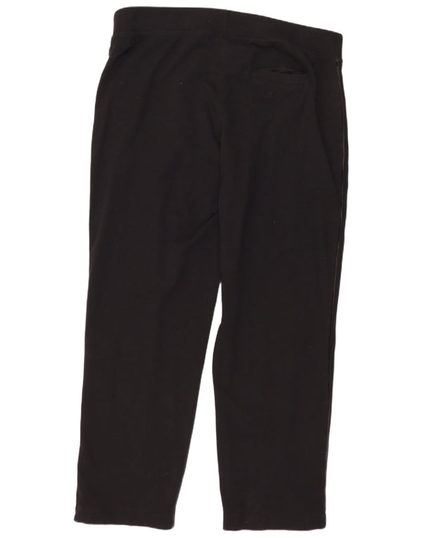 Marks & Spencer Damskie spodnie dresowe Capri UK 18 XL, czarne, bawełniane