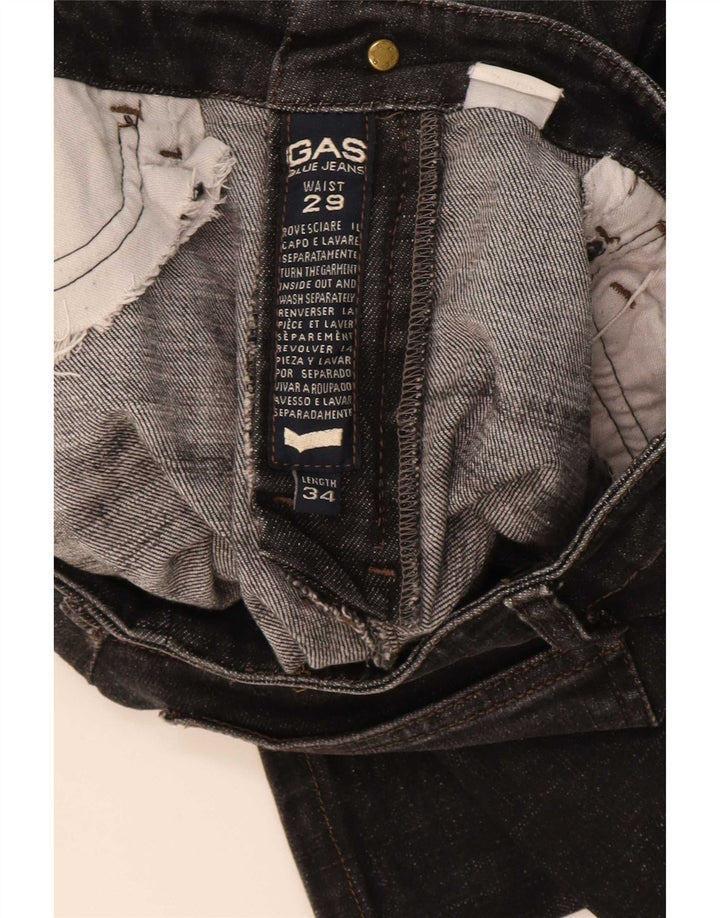 Damskie jeansy rozkloszowane Gas W29 L34 czarne