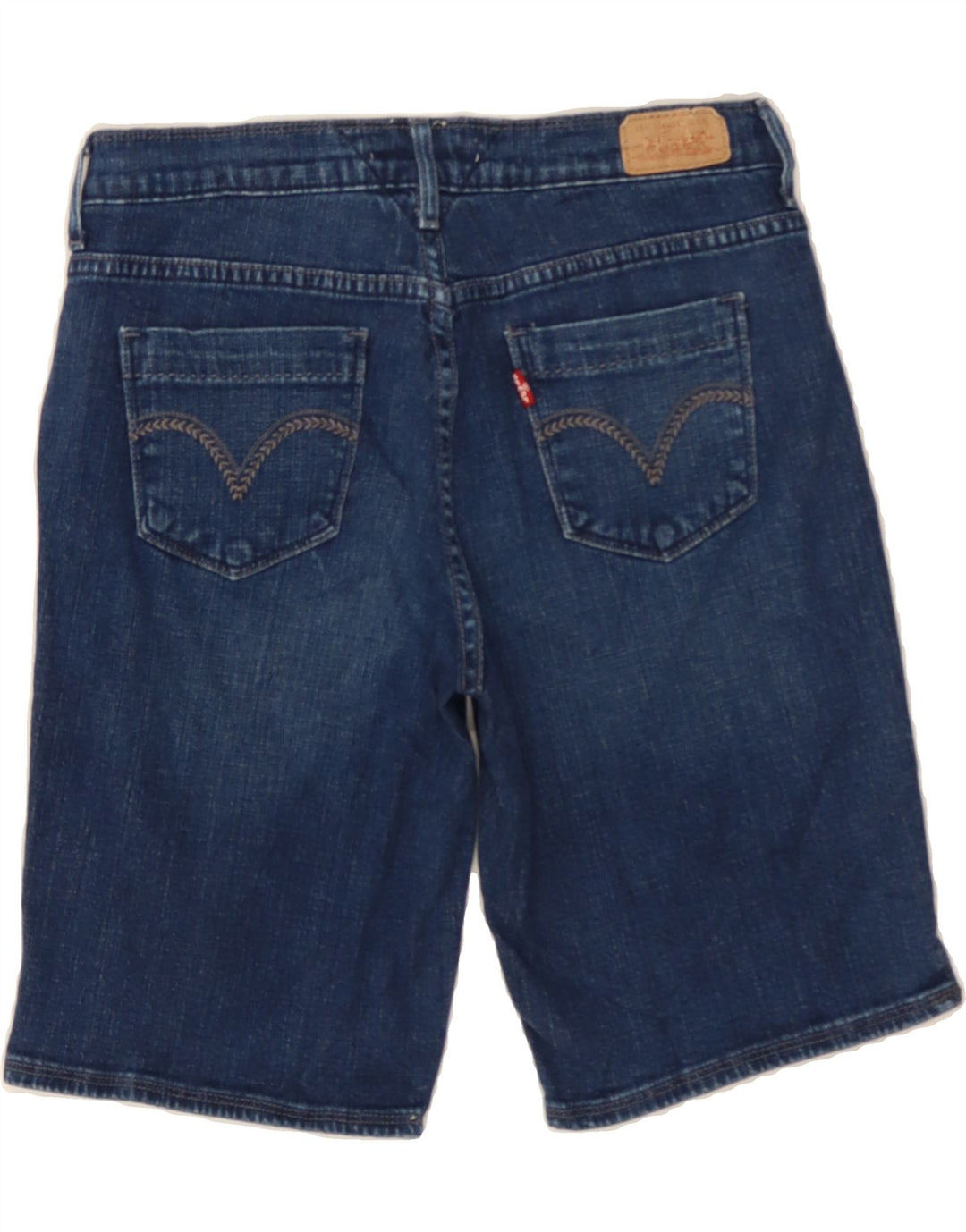 LEVI'S Womens Denim Shorts W28 Medium Navy Blue Vintage Levi's and Second-Hand Levi's from Messina Hembry 