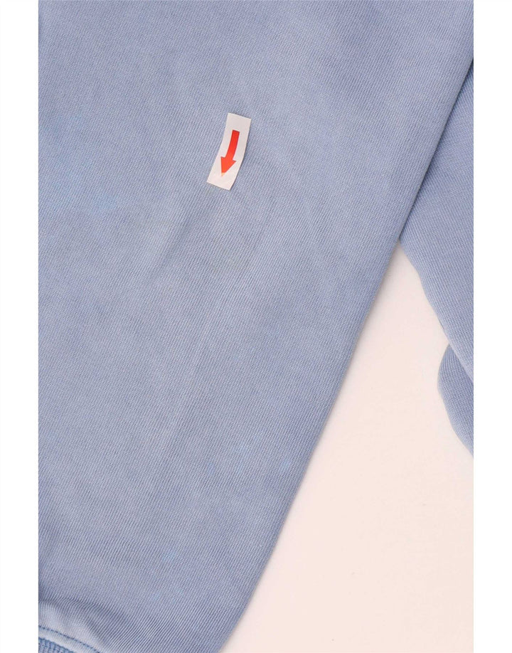 Crew Clothing Damska bluza oversize Sweter UK 10 Small Blue Cotton
