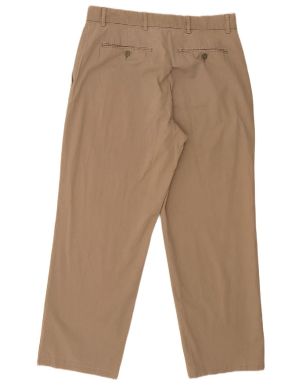 Męskie proste spodnie chino Zara EU 42 Large W32 L27 Beżowa bawełna