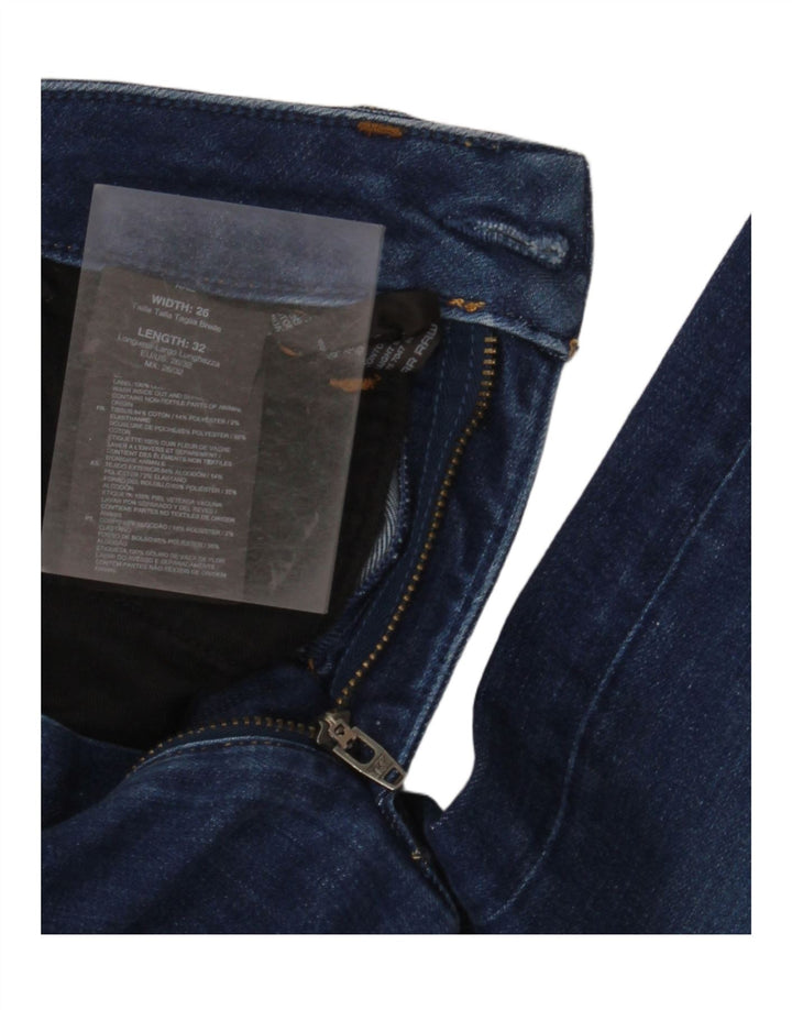 G-STAR Womens Slim Jeans W26 L32 Blue Cotton
