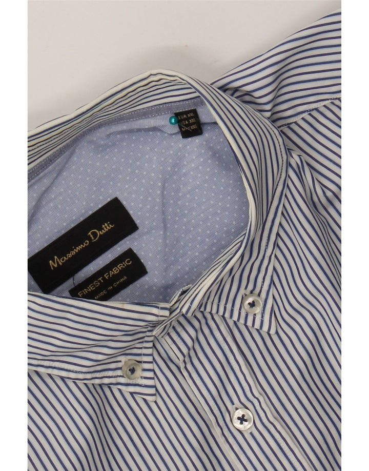Koszula męska Massimo Dutti 2XL w niebieskie paski