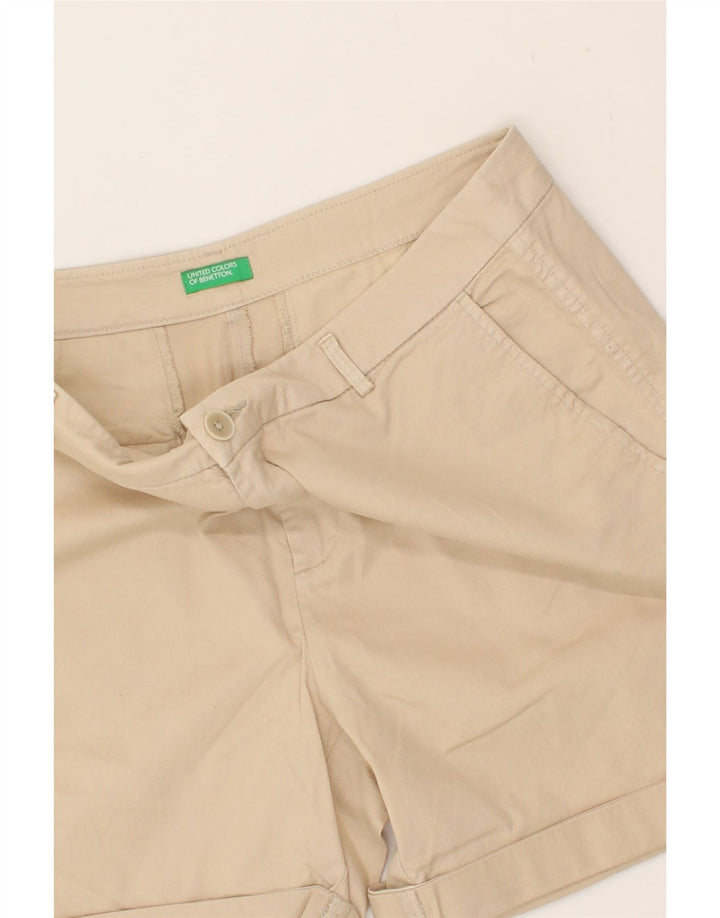 BENETTON Womens Chino Shorts W36 XL Beige Vintage Benetton and Second-Hand Benetton from Messina Hembry 