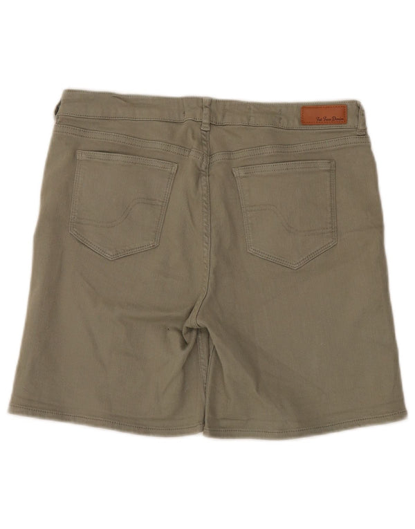 Damskie spodenki jeansowe Fat Face UK 12 Medium W32, bawełna khaki