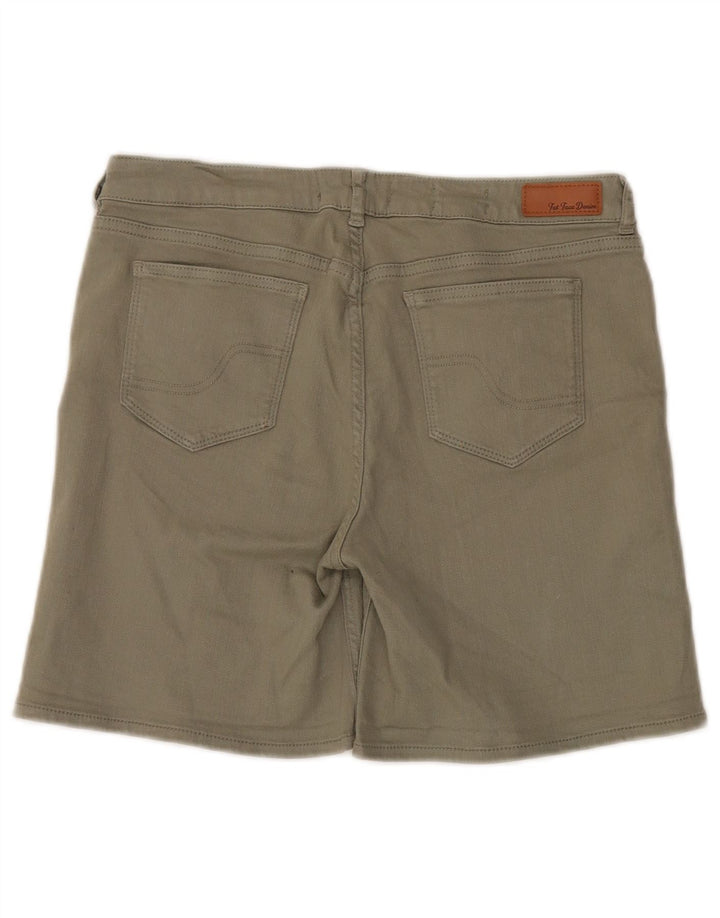 Damskie spodenki jeansowe Fat Face UK 12 Medium W32, bawełna khaki
