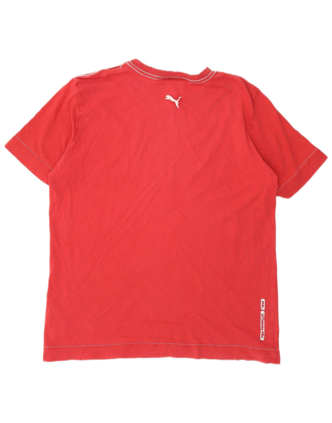 Męski T-shirt z grafiką Puma, średni czerwony