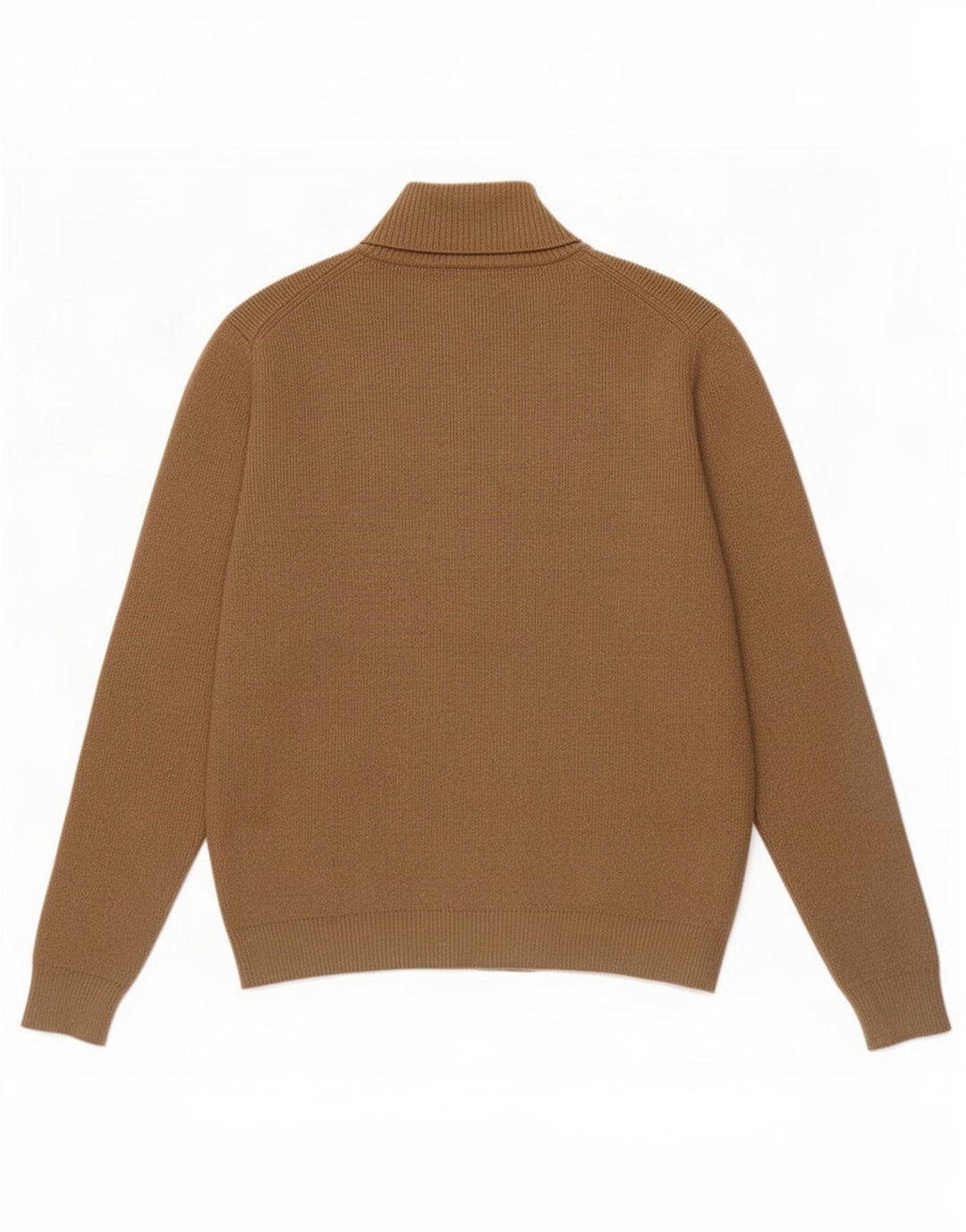 Marks & Spencer Męski sweter rozpinany, średni beż, poliester