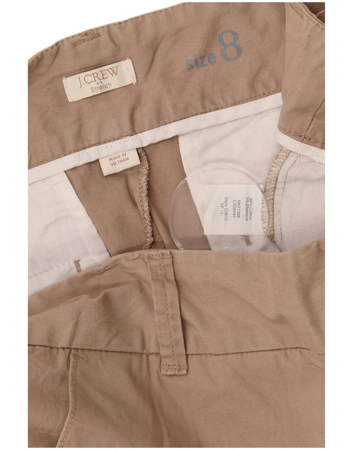 Damskie spodenki chino J. Crew US 8 Medium W32, brązowa bawełna