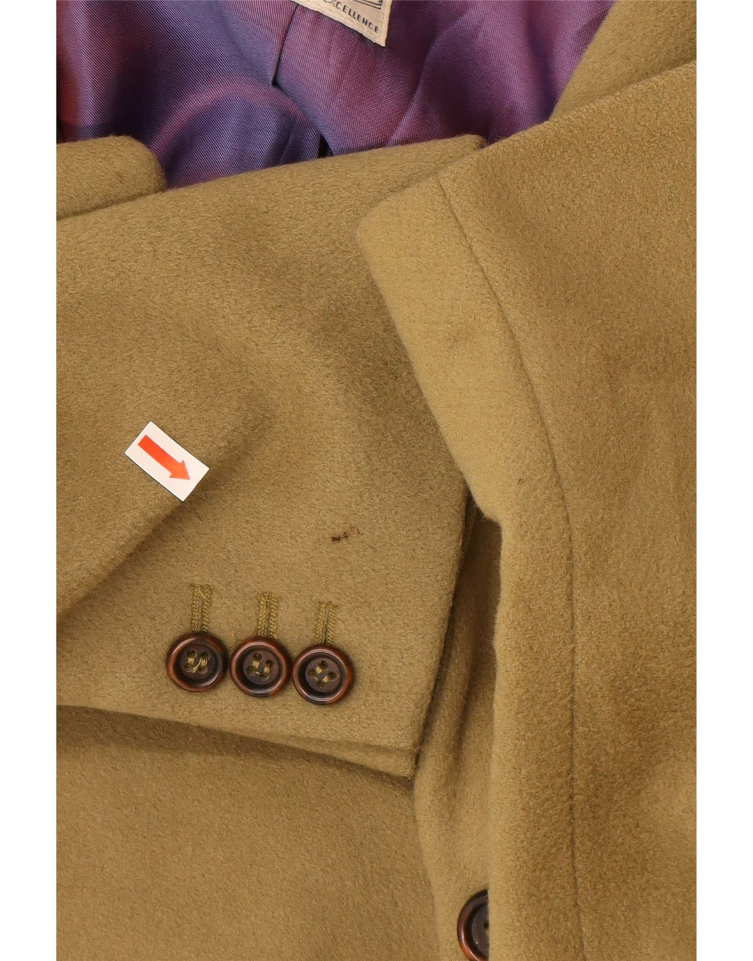 Męska marynarka zapinana na 2 guziki HUGO BOSS EU 52 XL, beżowa wełna