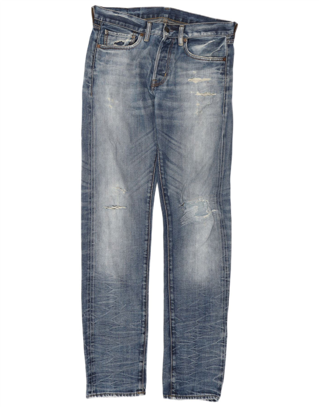 Męskie jeansy Ralph Lauren w trudnej sytuacji W32 L33 Niebieskie