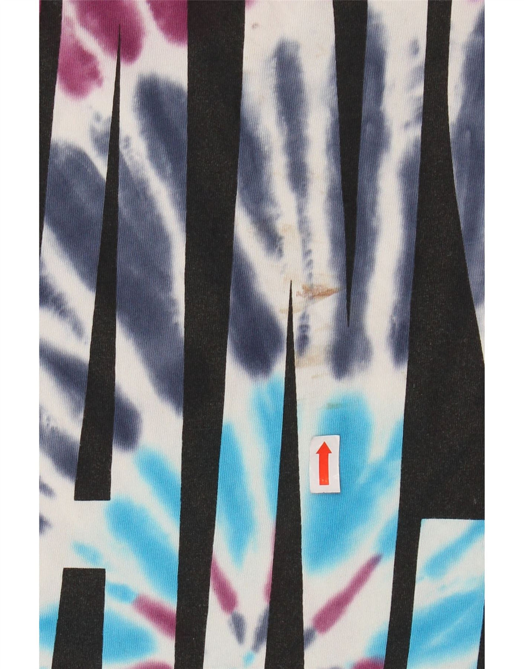 Męski T-shirt z grafiką VANS, średniej wielkości, wielokolorowy, bawełniany Tie Dye