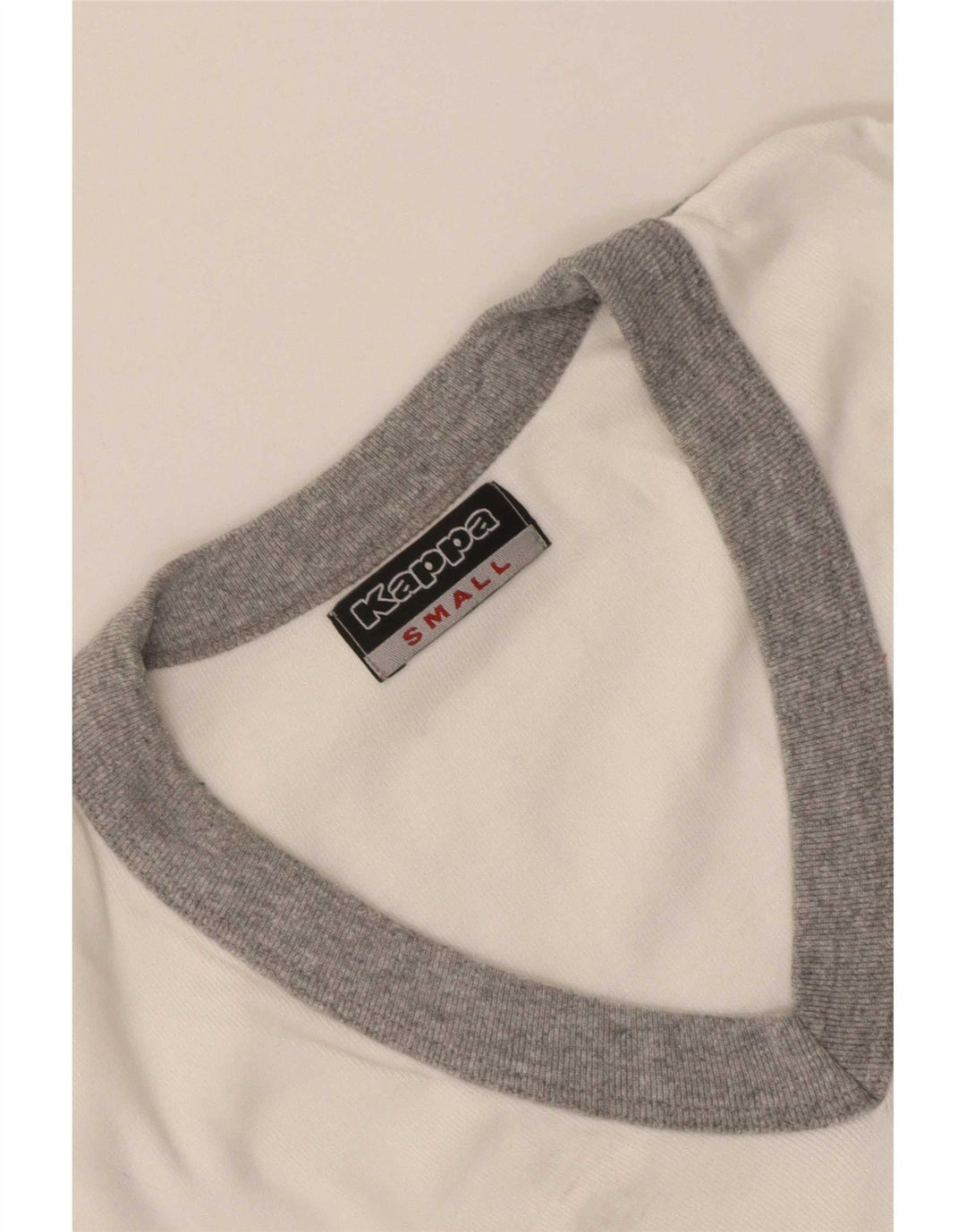 Damska koszulka Kappa Top UK 8 Small White Colorblock