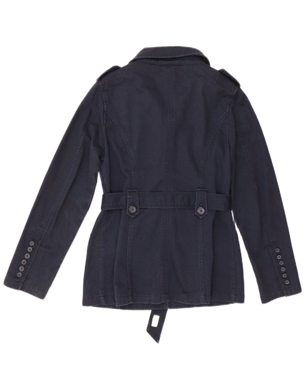 Crew Clothing Womens Tailored Fit Military Jacket UK 12 Medium Navy Blue