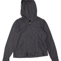 NIKE Womens Dri Fit Zip Hoodie Sweater US 4/6 Small Grey Vintage Nike and Second-Hand Nike from Messina Hembry 