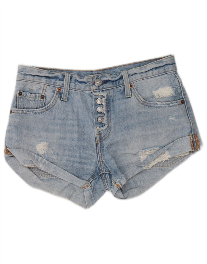 Damskie spodenki jeansowe Levi's w trudnej sytuacji W24 XS, niebieska bawełna