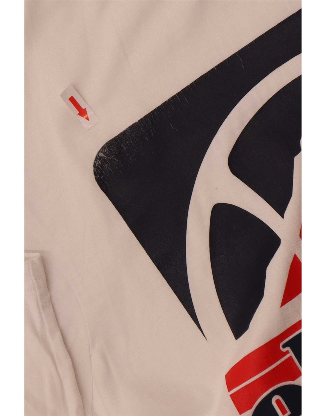 Męski T-shirt z grafiką Ellesse, mały, biały, bawełniany