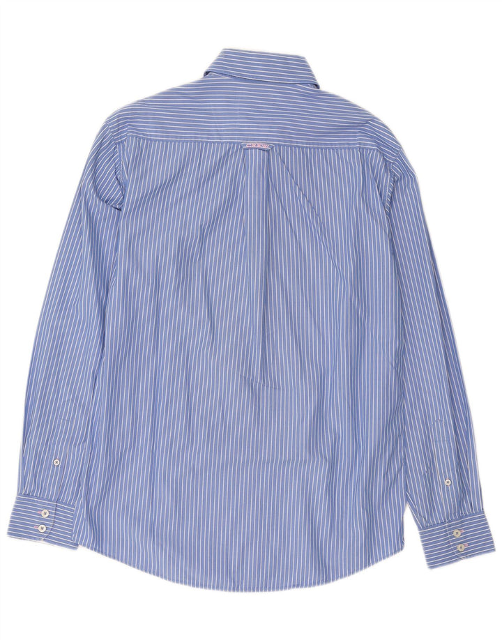 Koszula męska Crew Clothing Średni niebieski, bawełniany w prążki