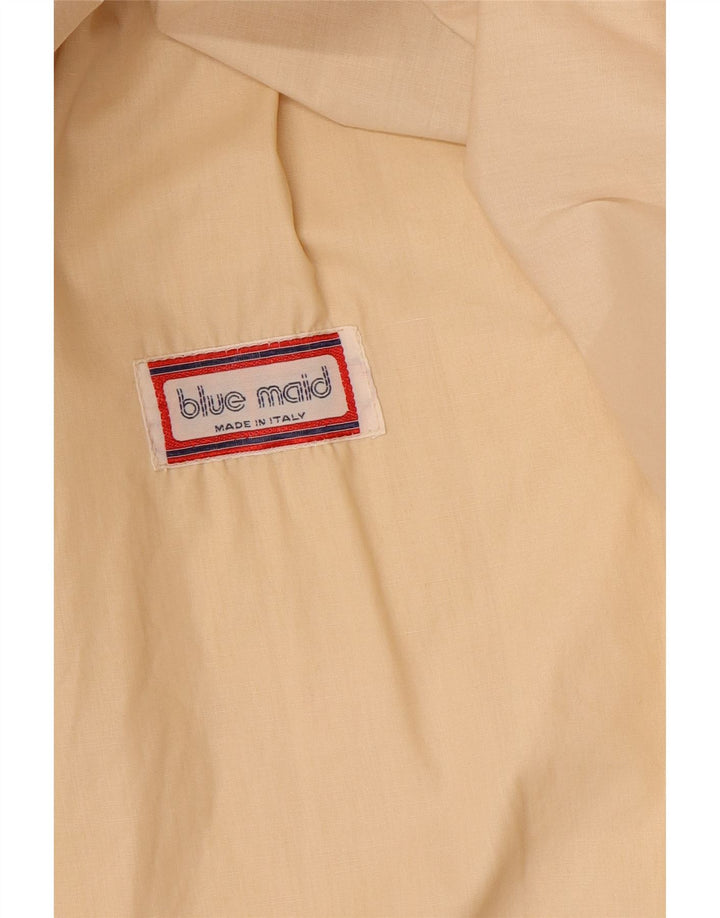Płaszcz damski Vintage UK 14 średni beż