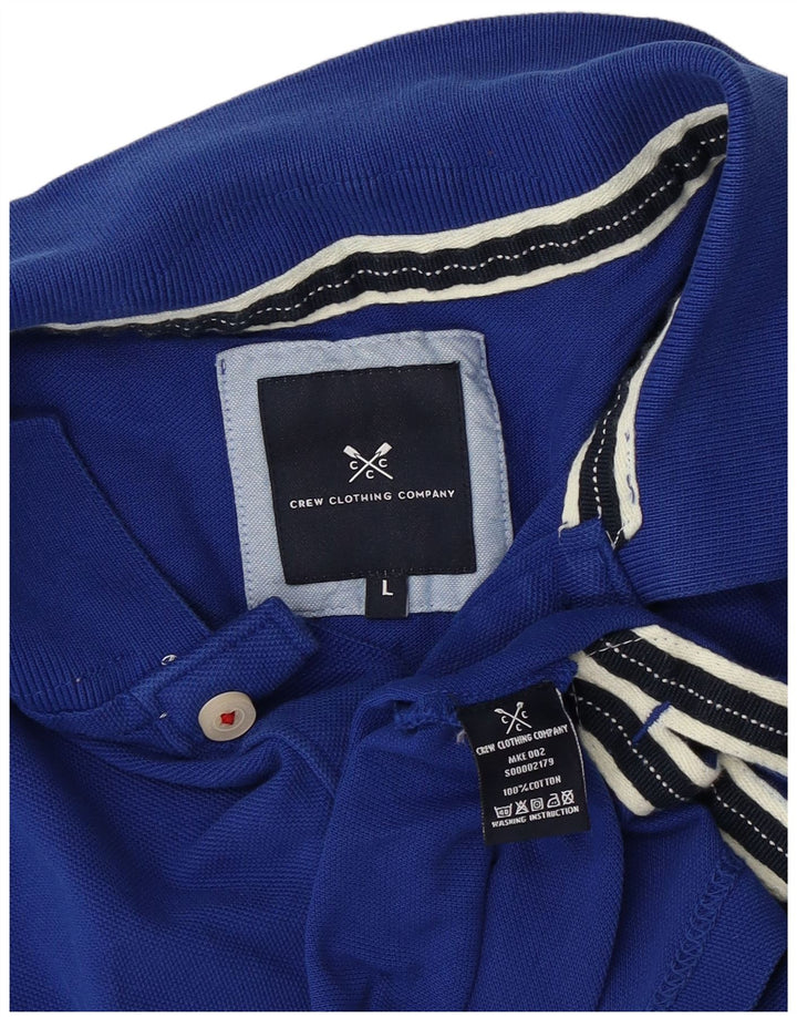 Męska koszulka polo Crew Clothing, duża, niebieska, bawełniana