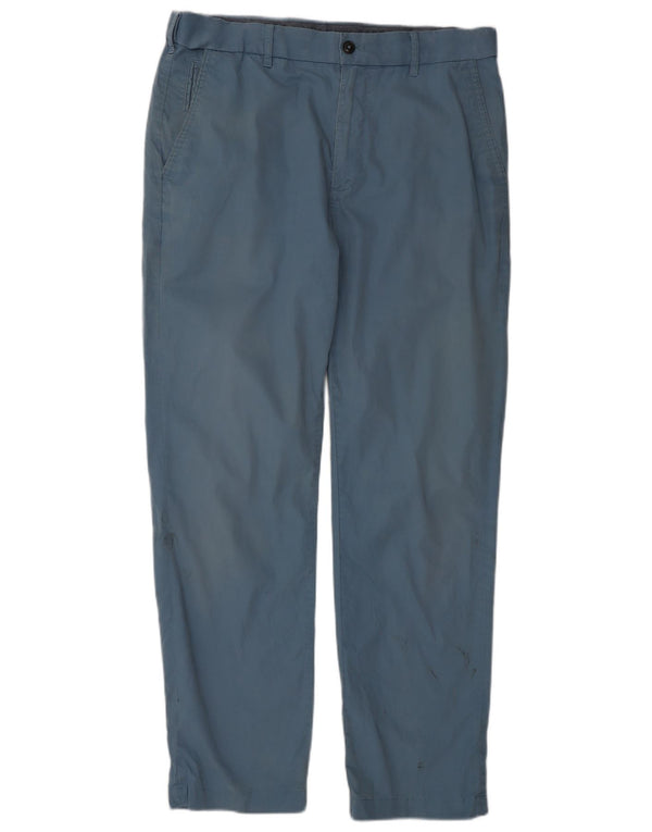 Męskie spodnie Chino Marks & Spencer Blue Harbor Regular W34 L31 Niebieski