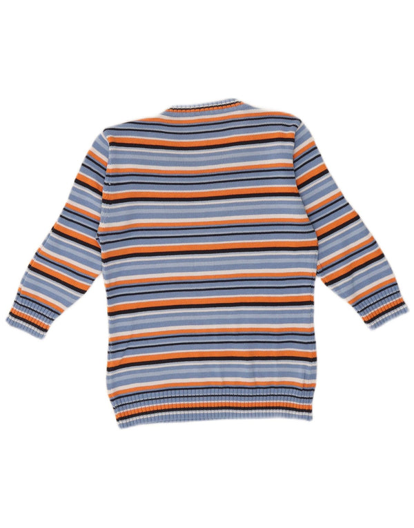 Damski sweter Gap z rękawem 3/4 i dekoltem w łódkę UK 6 XS, bawełniany, w niebieskie paski
