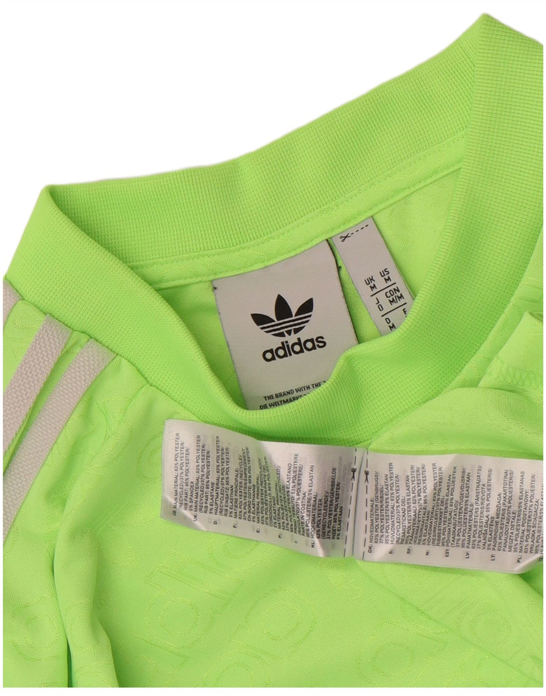 Męska koszulka z grafiką Adidas Top, średni zielony poliester