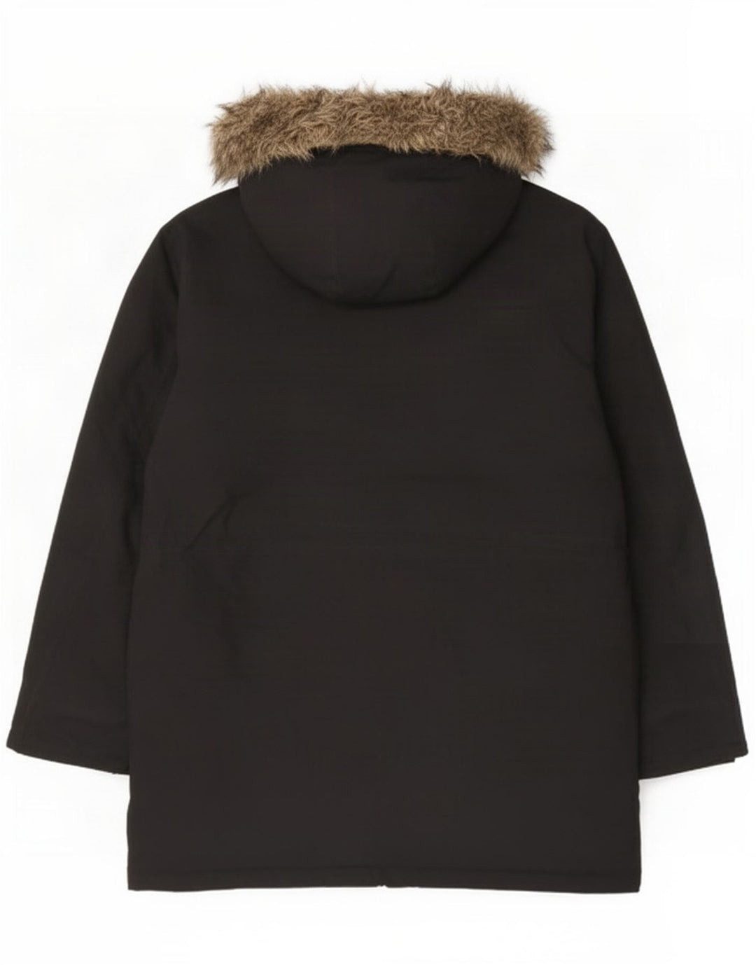 Męska kurtka parka z kapturem Jack & Jones UK 44 2XL Czarny poliester