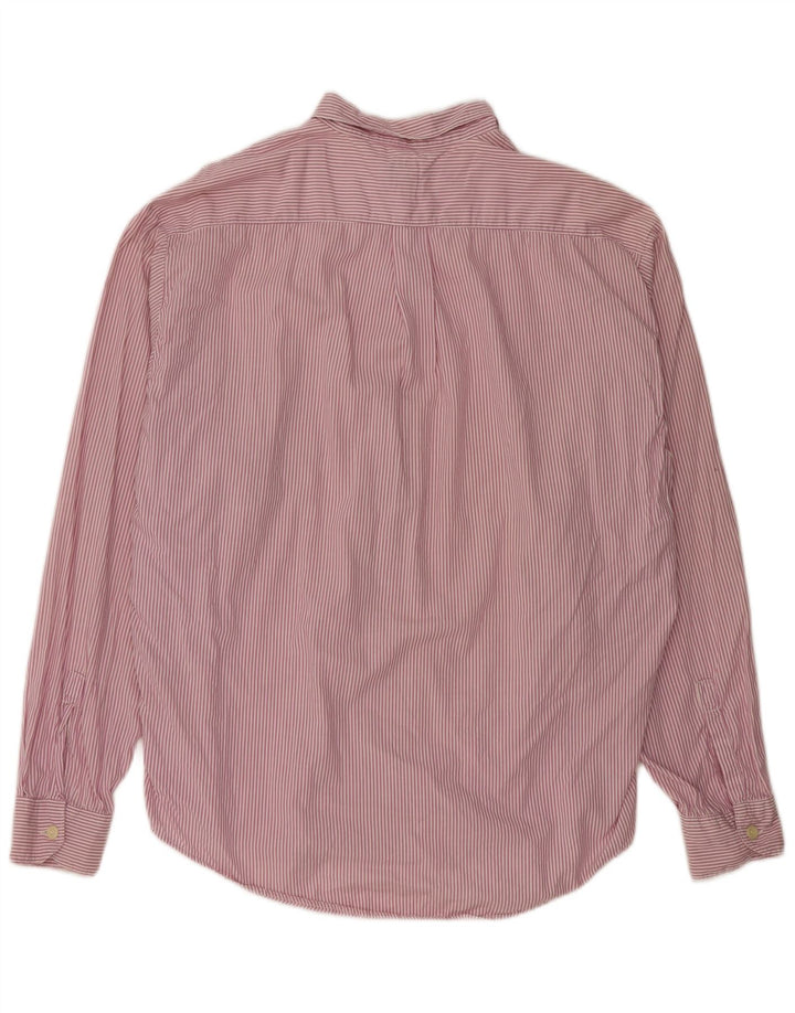 POP 84 Koszula męska XL, fioletowa, bawełniana w prążki