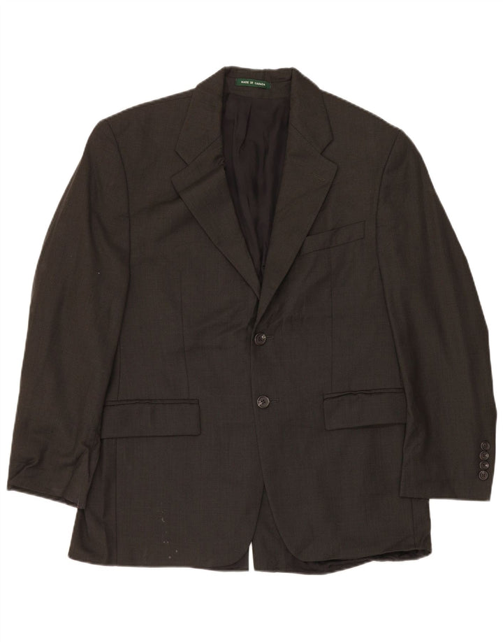 Męska marynarka zapinana na 2 guziki Ralph Lauren IT 56 2XL Czarna wełna